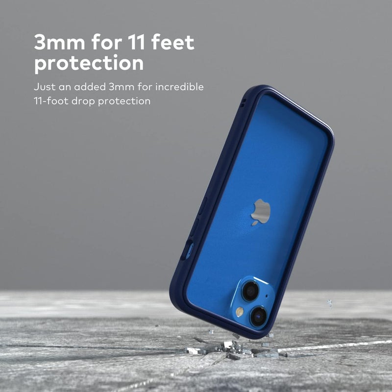 Rhino Shield غطاء واقي متوافق مع [آيفون 13 ميني] | كراش غارد NX - تصميم نحيف ممتص للصدمات مع حماية من السقوط حتى 3.5م / 11 قدم - وردي فاتح - Image 2